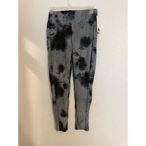 2XL Active Women's Tie Dye‎ Honeycomb Leggings Ruched Butt Lift Workout Pants